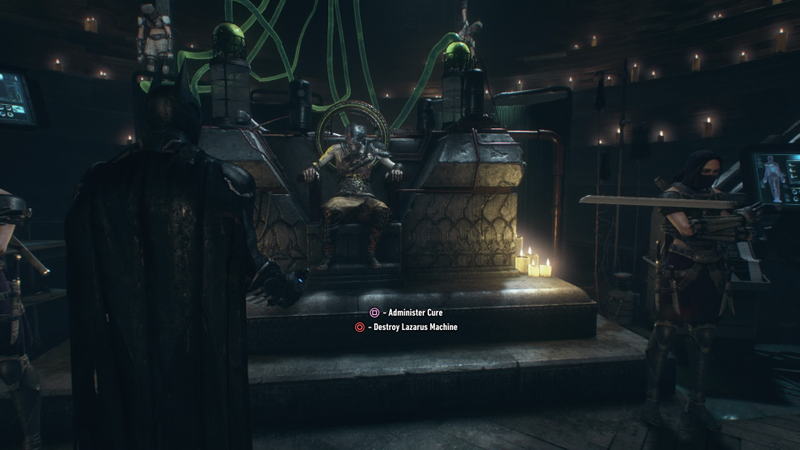 Illustration for article titled Arkham Knight’s Best DLC Moment Gives Batman an Impossible Choice
